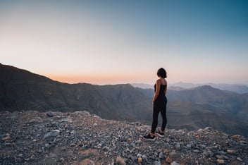 mountains near Dubai