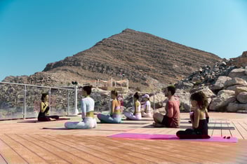 Hot yoga in Summer