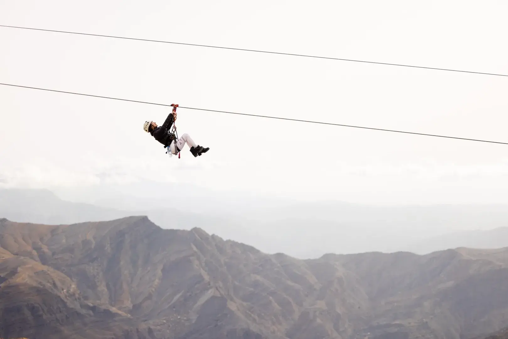 What It’s Like to Ride the Longest Zipline in the World - Jebel Jais